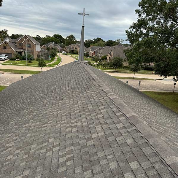 Completed church roof replacement in Houston, TX - Terzo Roofing